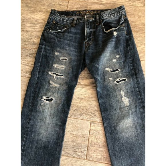 American Eagle Outfitters Other - American Eagle Outfitters 31 x 30 Denim Jeans distressed Original Straight Leg